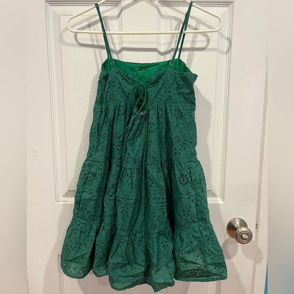 Dress Forum Green Eyelet Dress - Picture 3 of 5